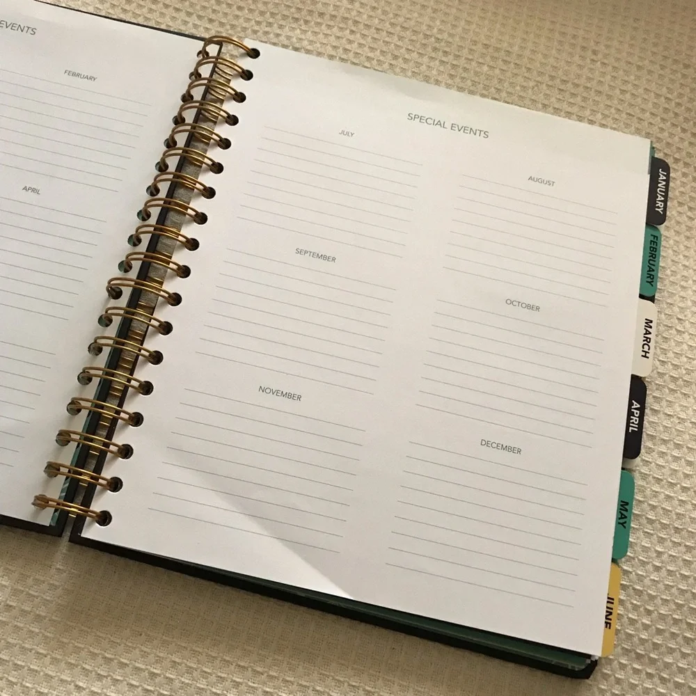 FREE with Purchase Monthly Planner